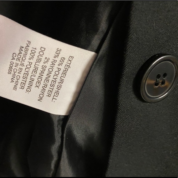 Smart Set Black Blazer Suit Jacket - Picture 4 of 5